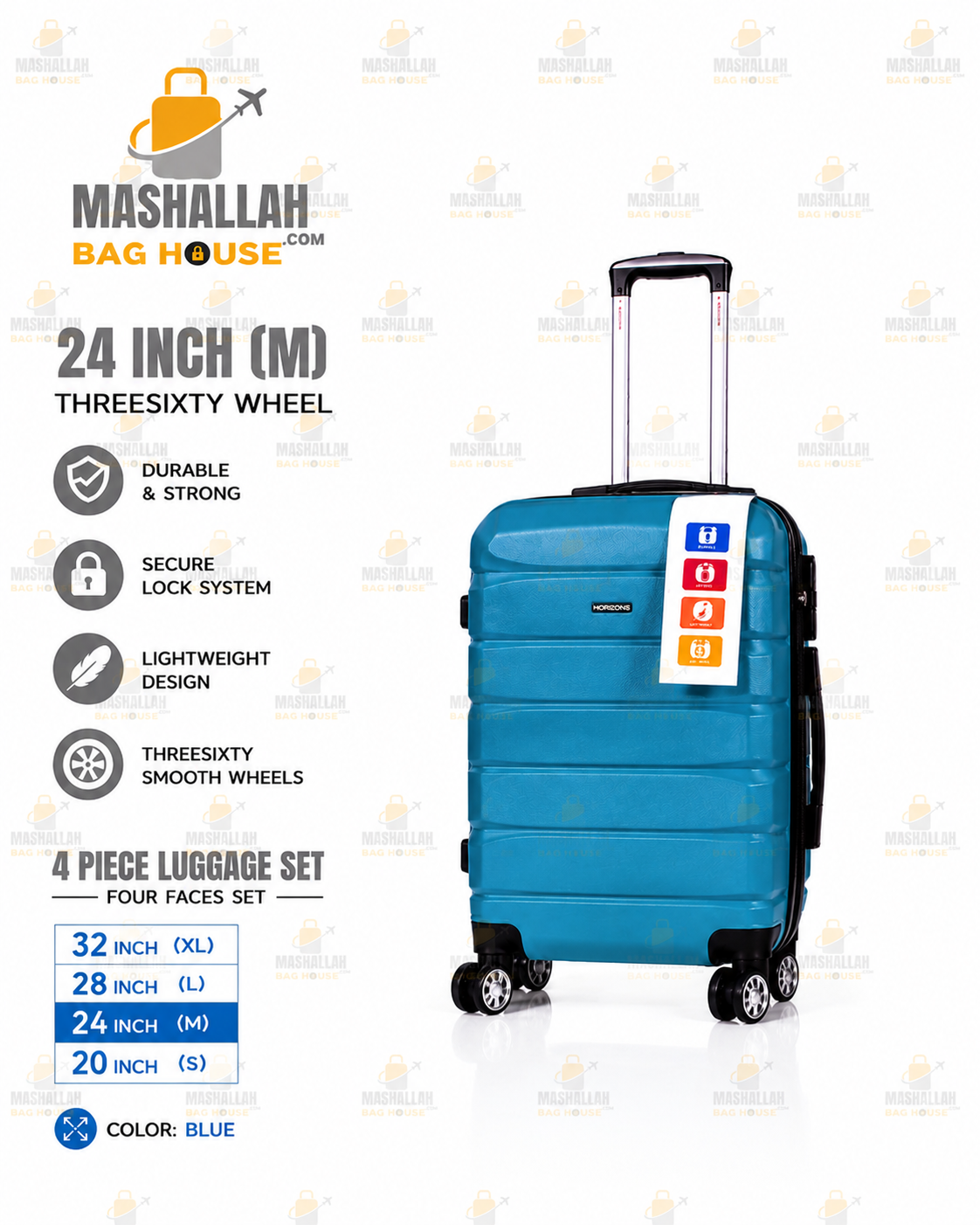 TRAVEL WITHOUT LIMITS ✈️ | Horizon Unbreakable 4PCS Luggage Set