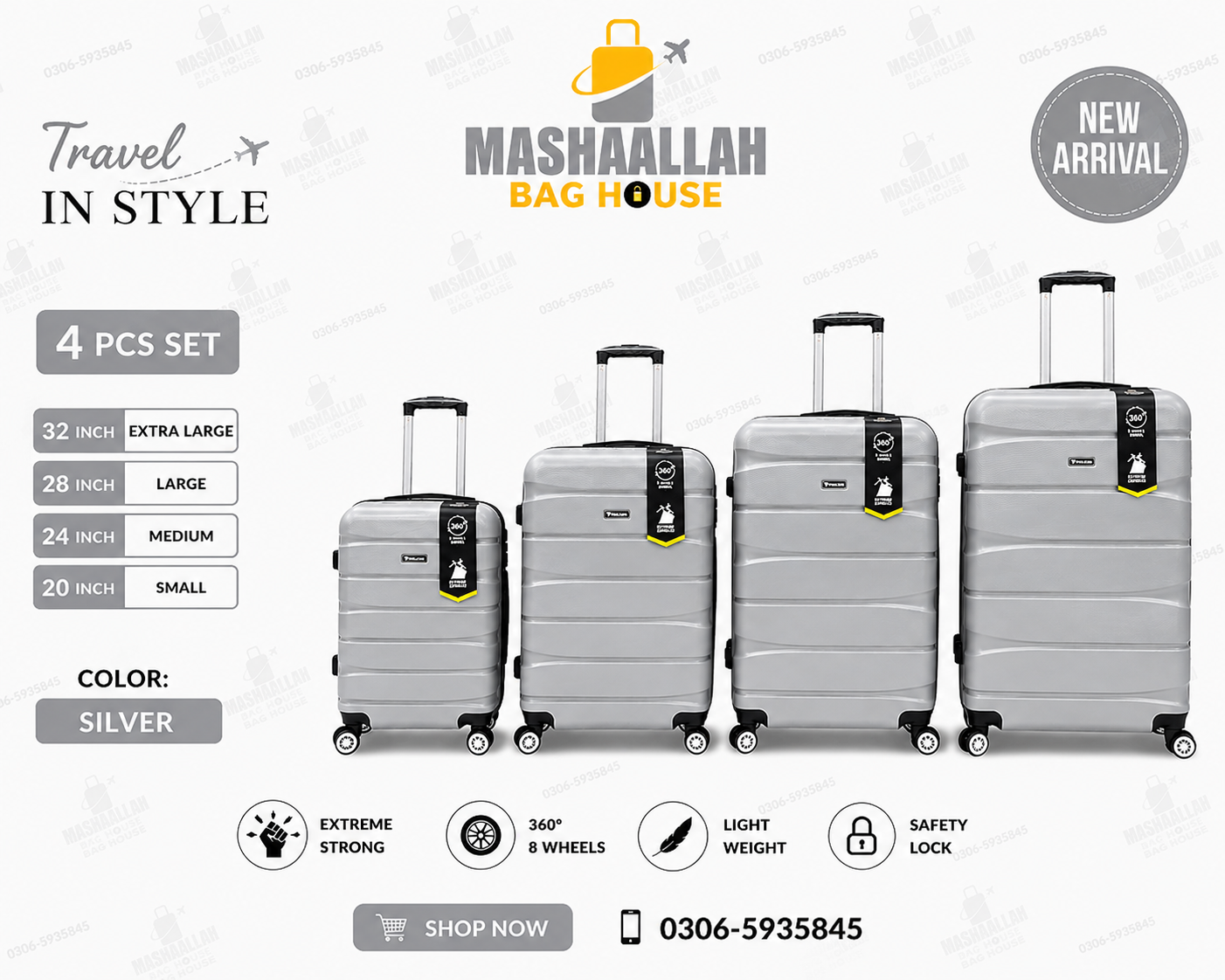 TRAVEL WITHOUT LIMITS ✈️ | Horizon Unbreakable 4PCS Luggage Set