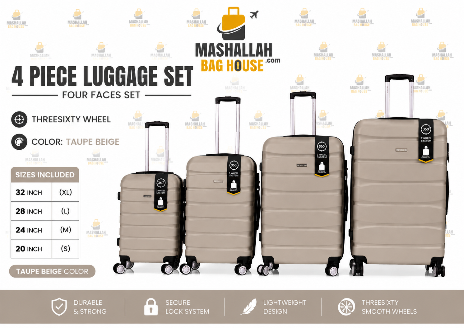 TRAVEL WITHOUT LIMITS ✈️ | Horizon Unbreakable 4PCS Luggage Set