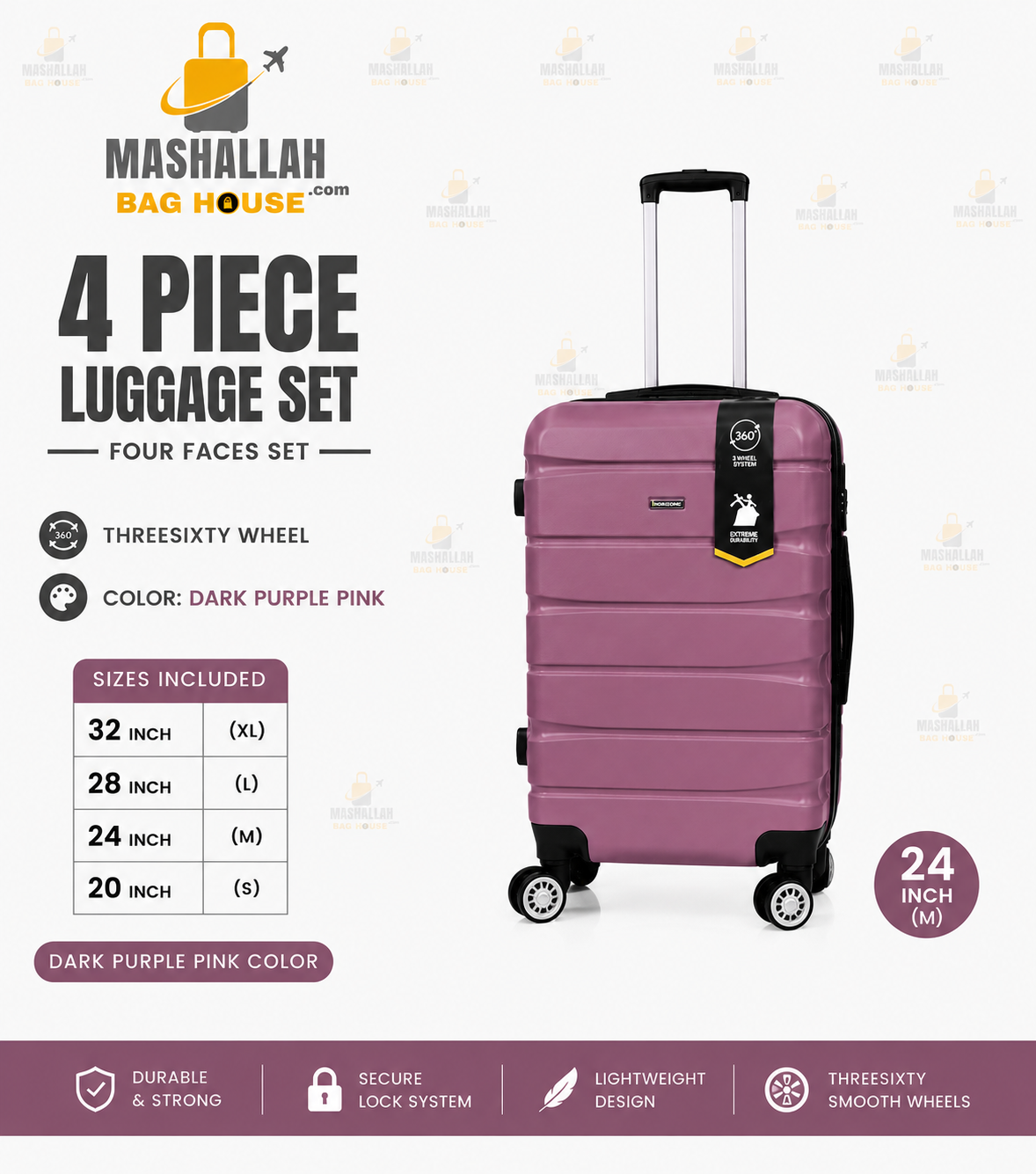 TRAVEL WITHOUT LIMITS ✈️ | Horizon Unbreakable 4PCS Luggage Set