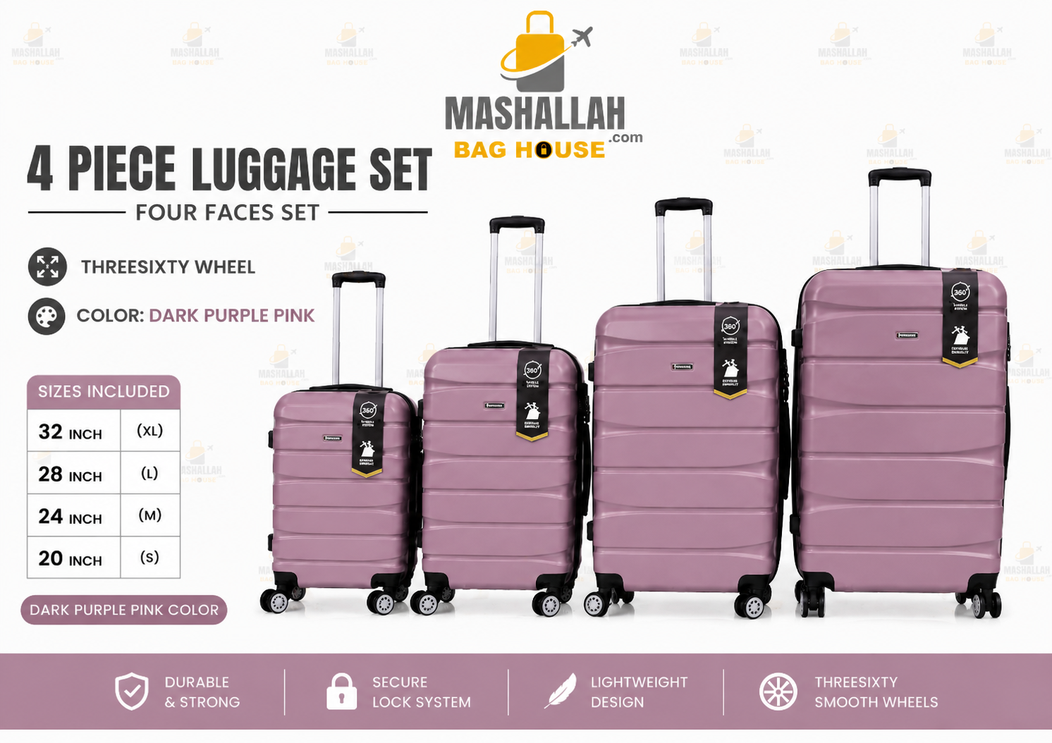 TRAVEL WITHOUT LIMITS ✈️ | Horizon Unbreakable 4PCS Luggage Set