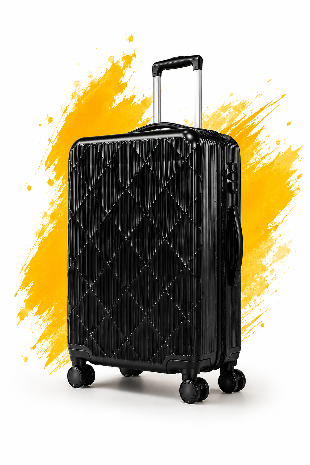 Royal Glide 3-Piece ABS Luggage Set - Impact Resistant, Lightweight