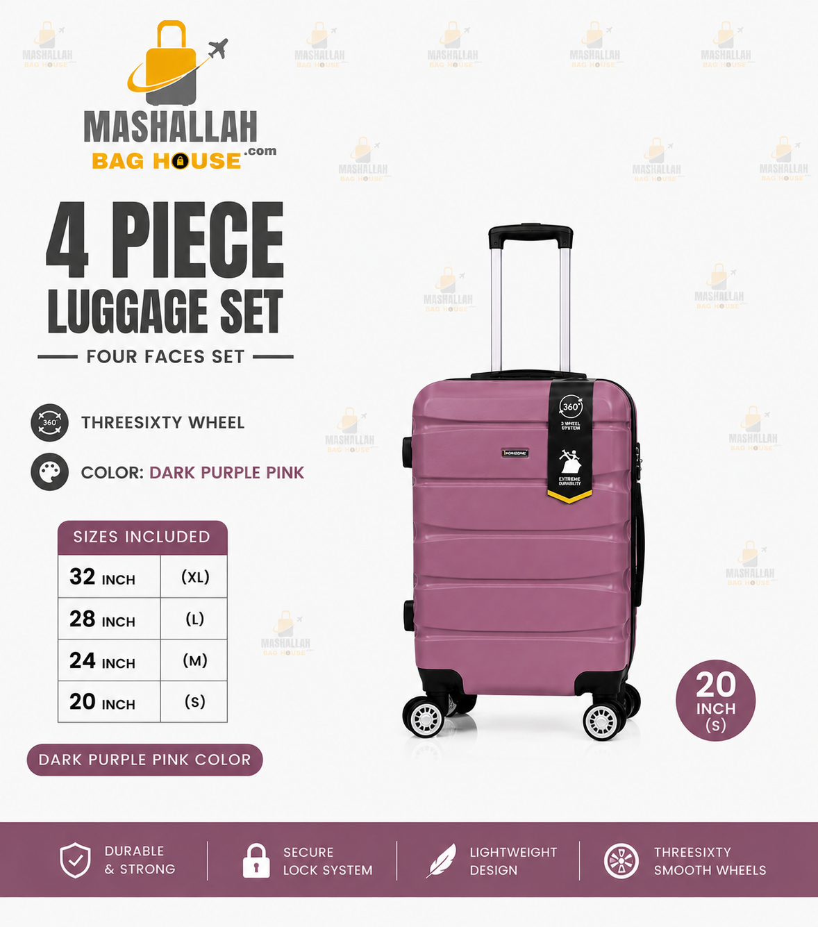 TRAVEL WITHOUT LIMITS ✈️ | Horizon Unbreakable 4PCS Luggage Set