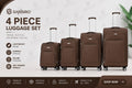 Travel Tough. Pack More. – Sansiro 4PCS Luggage Set