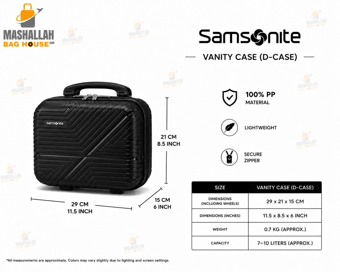 Travel Smarter with Samsonite – 5 Piece Luxury Luggage Set