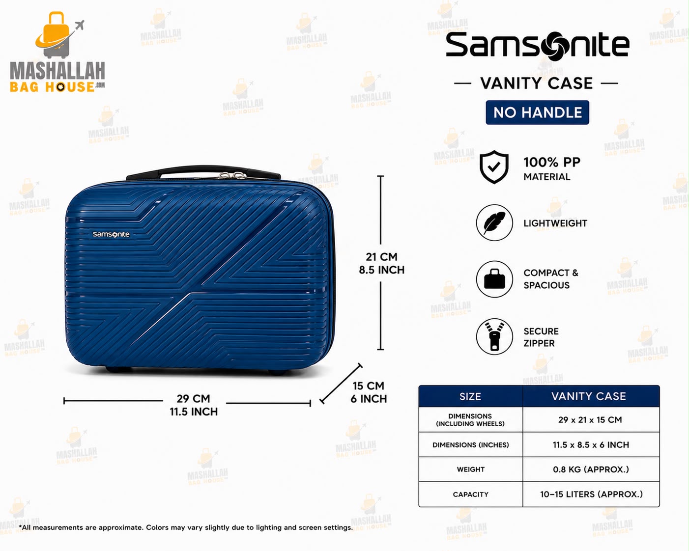 Travel Smarter with Samsonite – 5 Piece Luxury Luggage Set