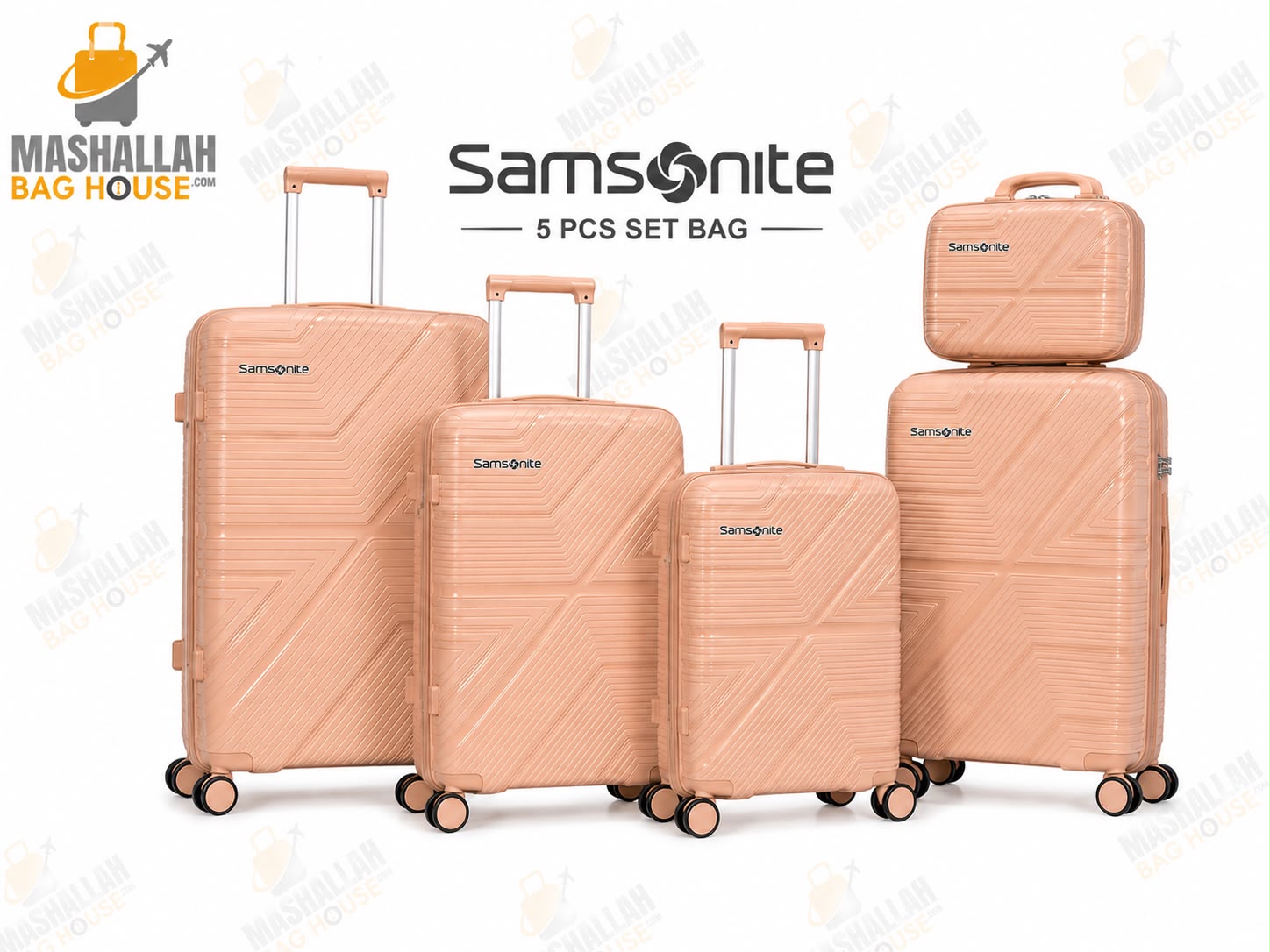 Travel Smarter with Samsonite – 5 Piece Luxury Luggage Set