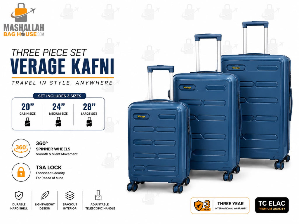 Verage Kafni Premium 3-Piece Luggage