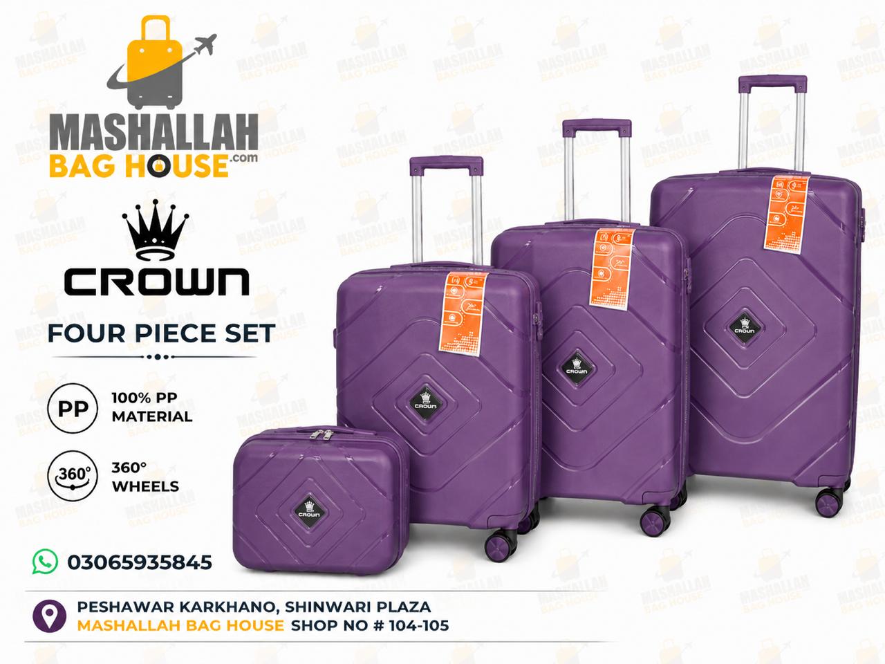 Crown Royal™ 4-Piece Polypropylene Travel Collection
