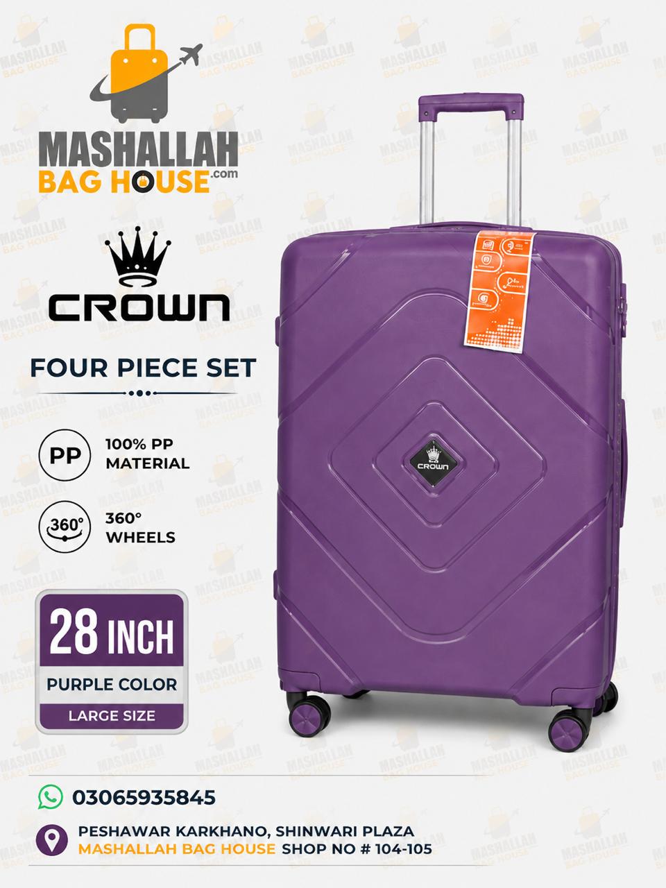 Crown Royal™ 4-Piece Polypropylene Travel Collection