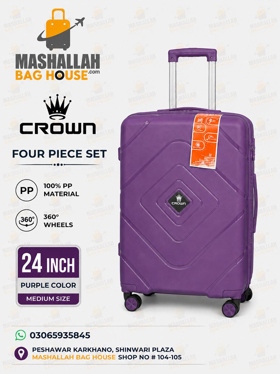 Crown Royal™ 4-Piece Polypropylene Travel Collection
