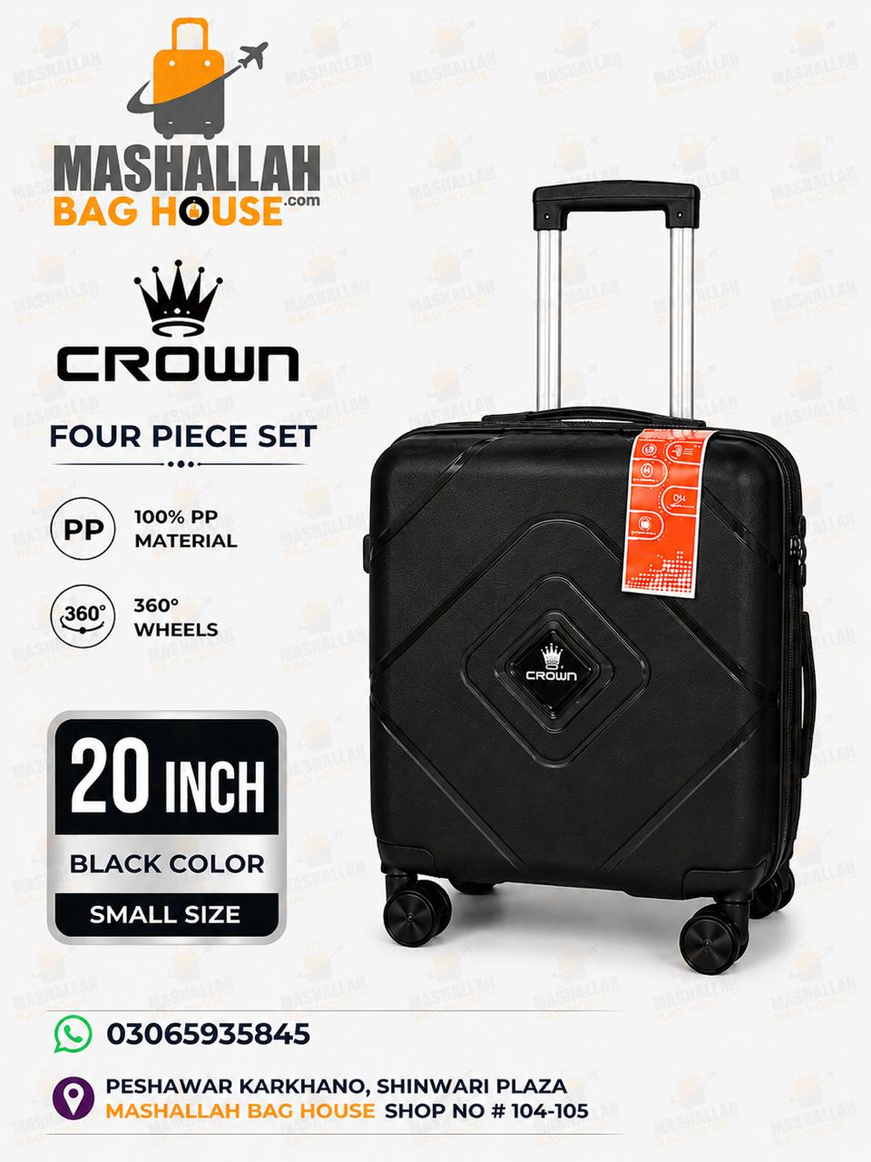 Crown Royal™ 4-Piece Polypropylene Travel Collection