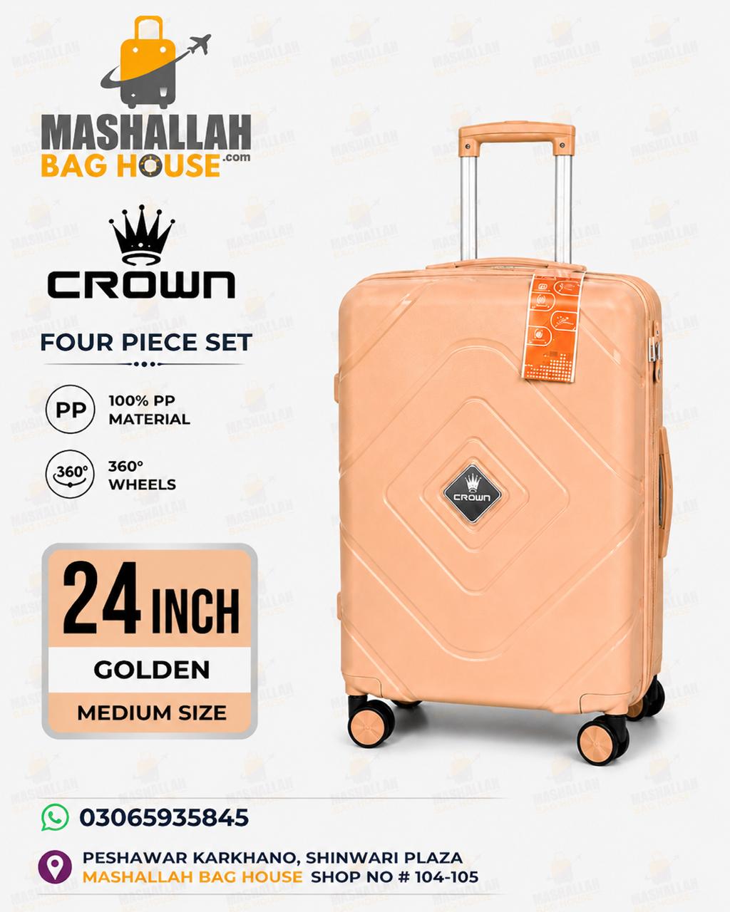 Crown Royal™ 4-Piece Polypropylene Travel Collection