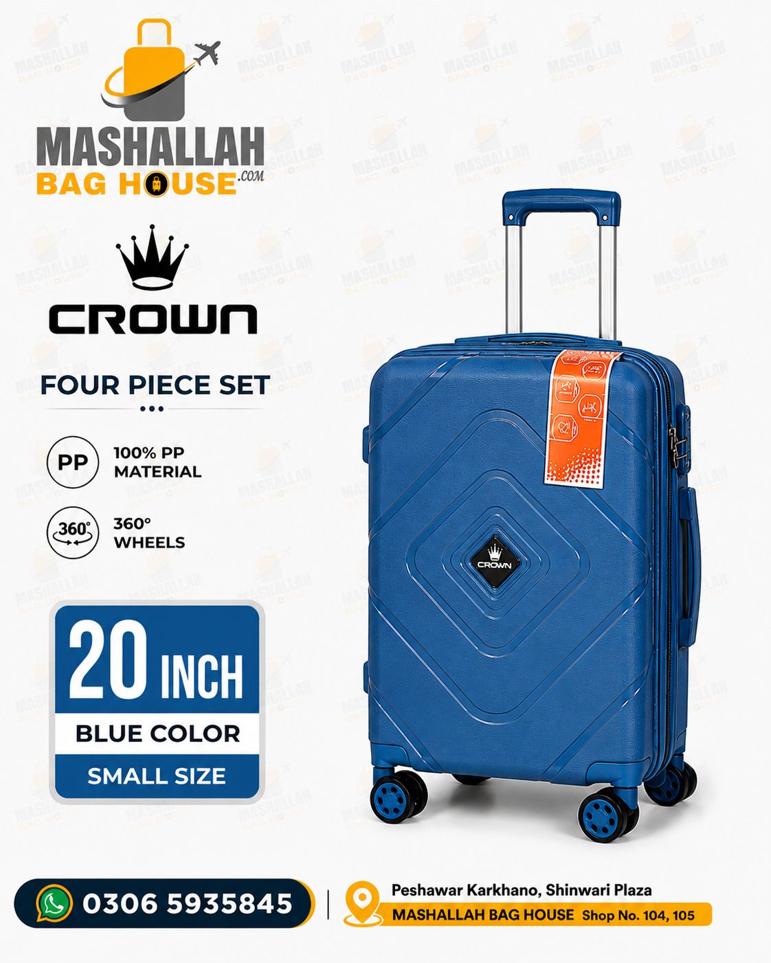 Crown Royal™ 4-Piece Polypropylene Travel Collection