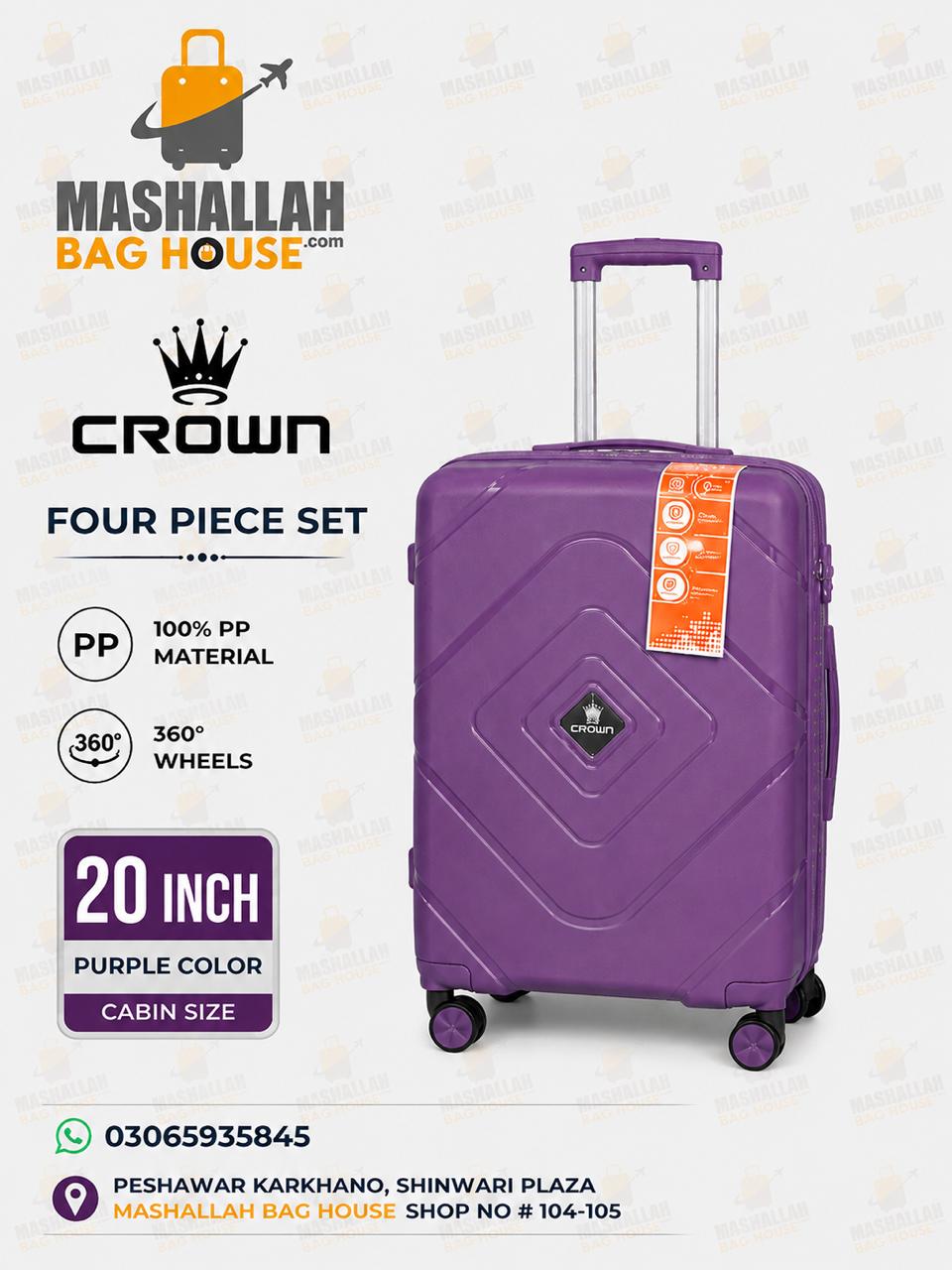 Crown Royal™ 4-Piece Polypropylene Travel Collection