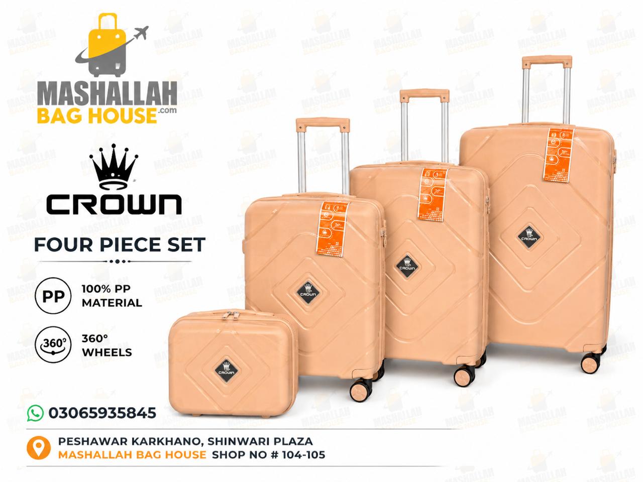 Crown Royal™ 4-Piece Polypropylene Travel Collection