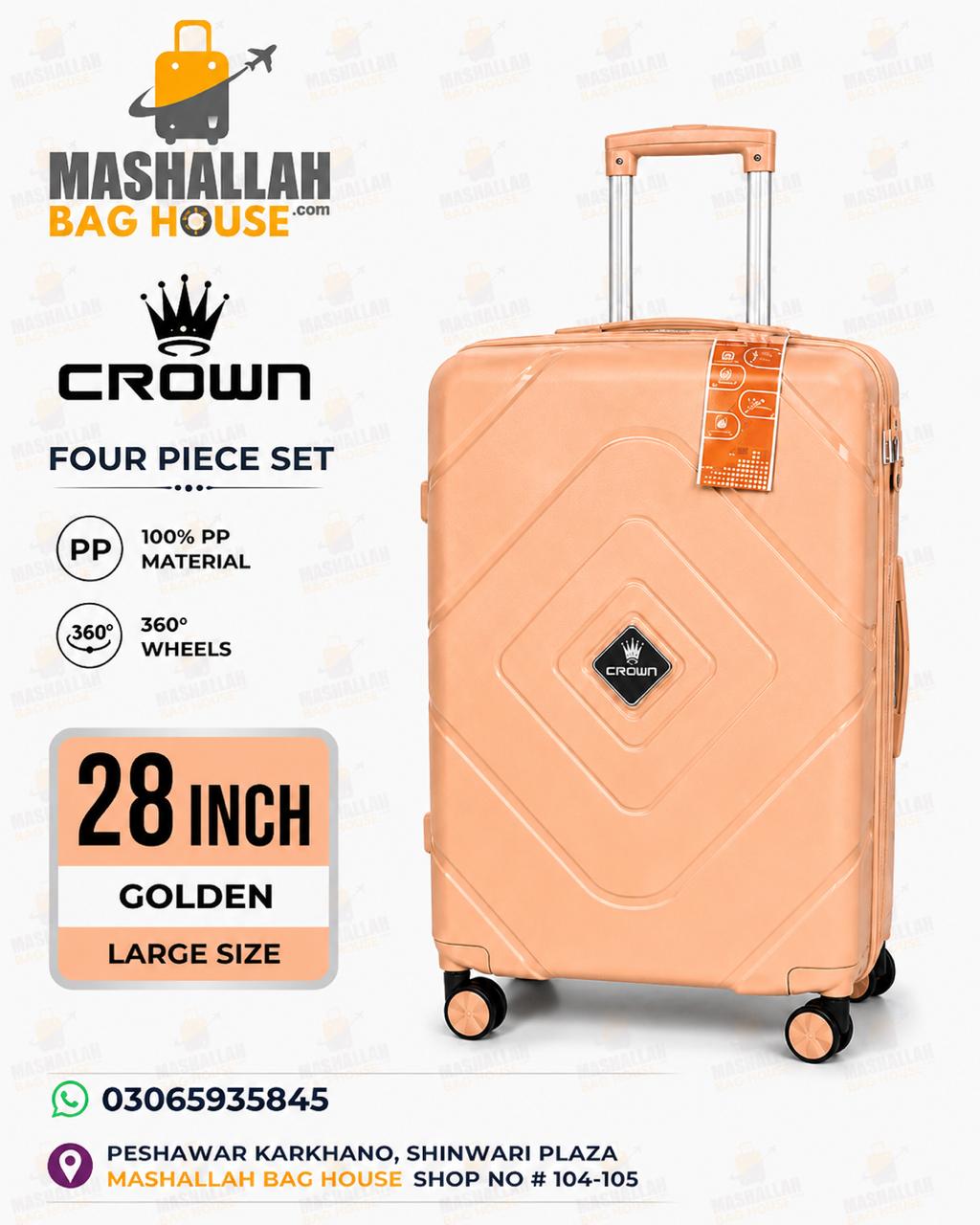 Crown Royal™ 4-Piece Polypropylene Travel Collection