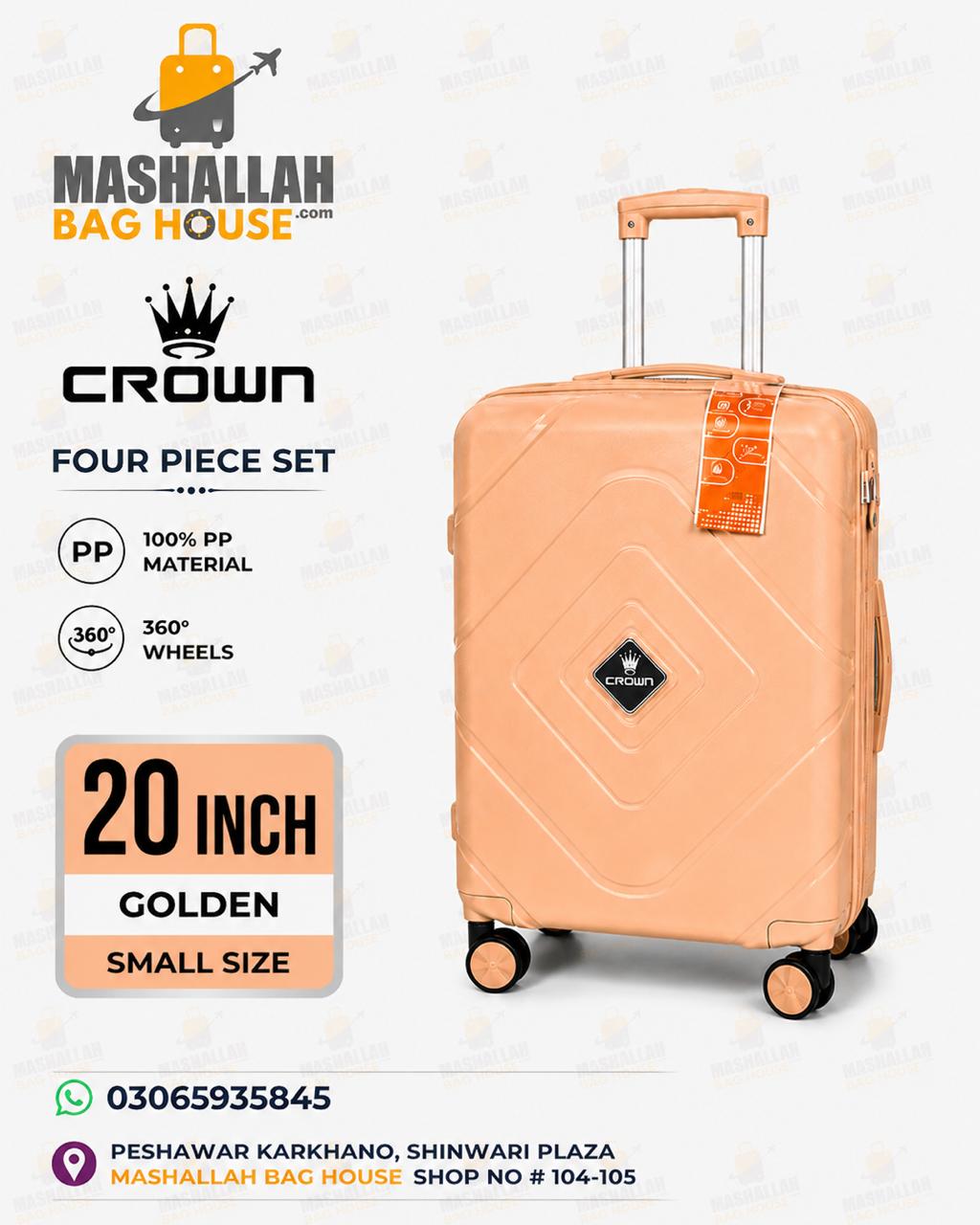 Crown Royal™ 4-Piece Polypropylene Travel Collection
