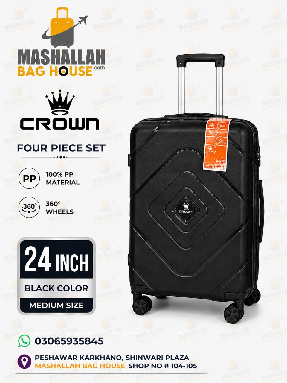 Crown Royal™ 4-Piece Polypropylene Travel Collection