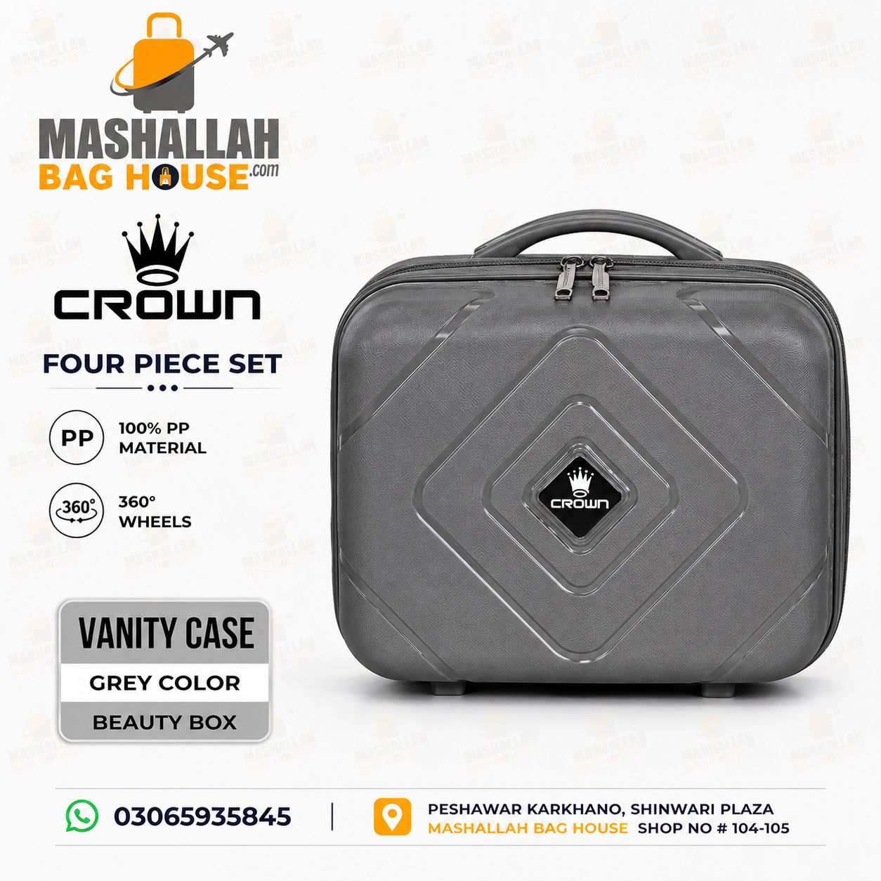 Crown Royal™ 4-Piece Polypropylene Travel Collection