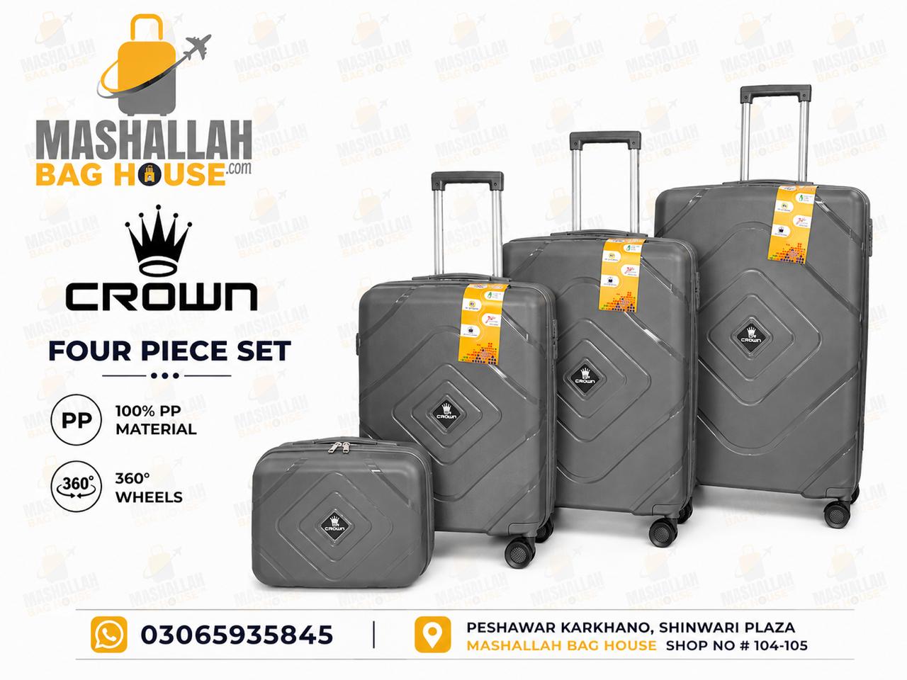 Crown Royal™ 4-Piece Polypropylene Travel Collection