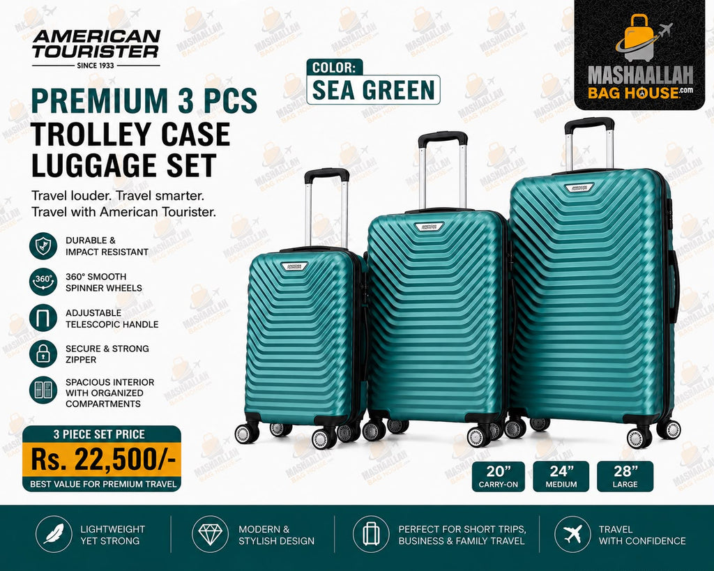 American Tourister Premium 3-Piece Trolley Case