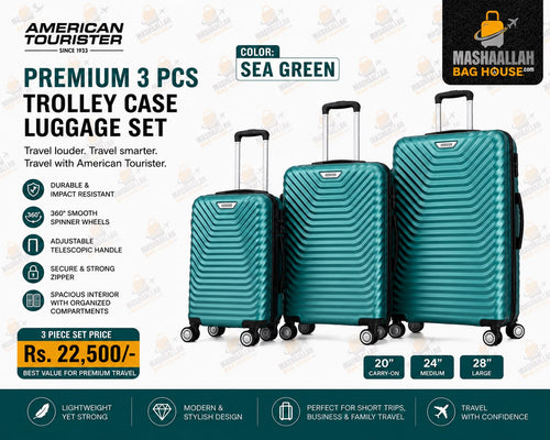 American Tourister Premium 3-Piece Trolley Case