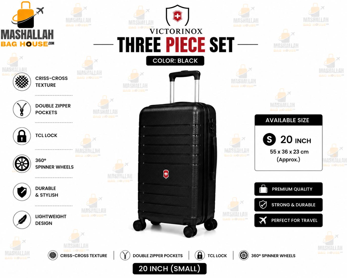 Victorinox Premium 3-Piece Luggage
