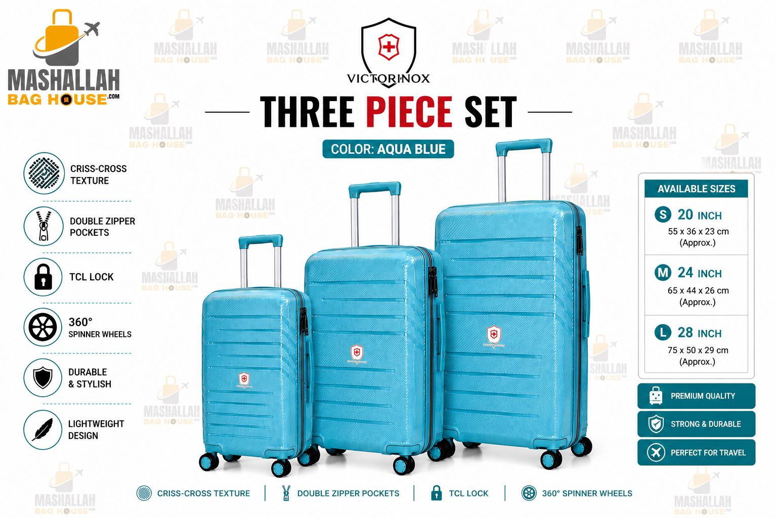 Victorinox Premium 3-Piece Luggage