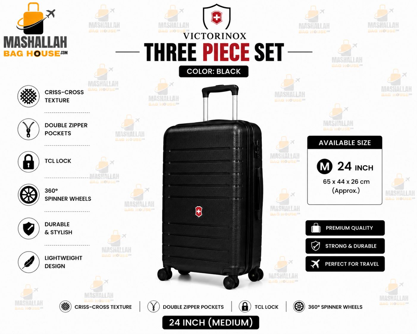 Victorinox Premium 3-Piece Luggage