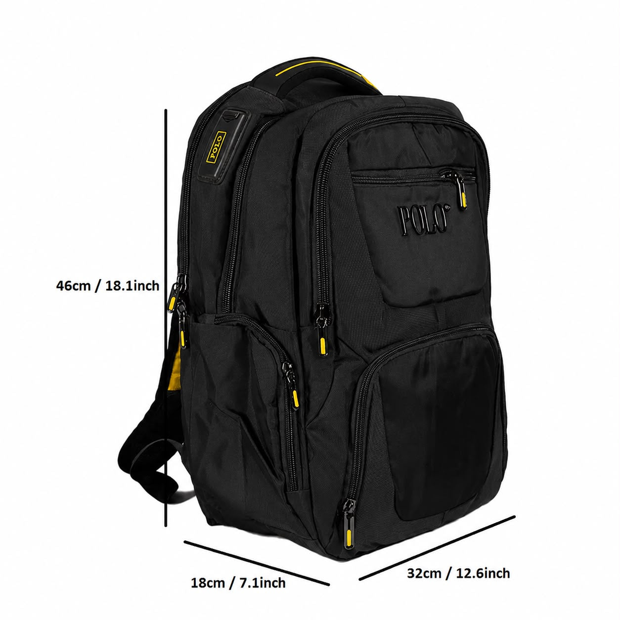 POLO Premium Multi-Compartment Laptop Backpack