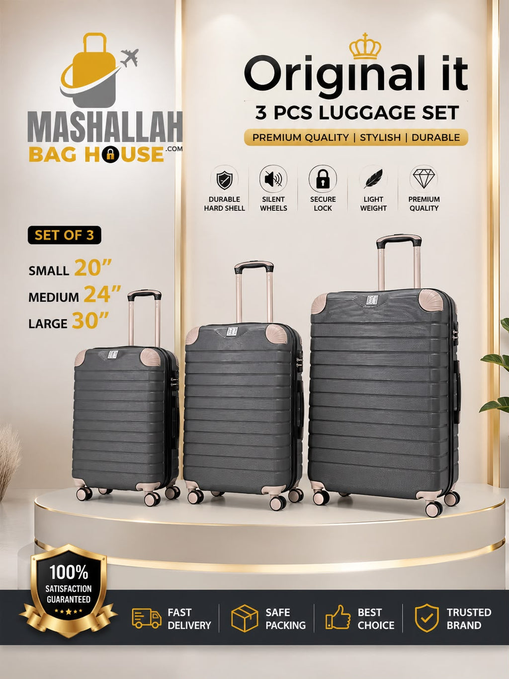 Original It 3-Piece Premium Luggage Set