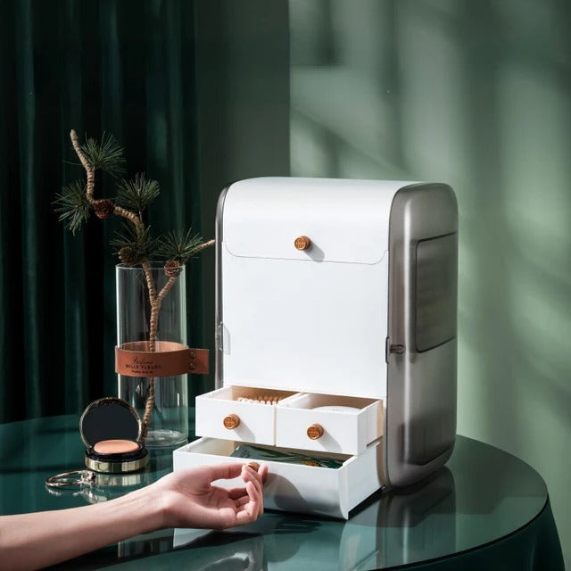 LumiGlow™ LED Makeup Vanity Organizer
