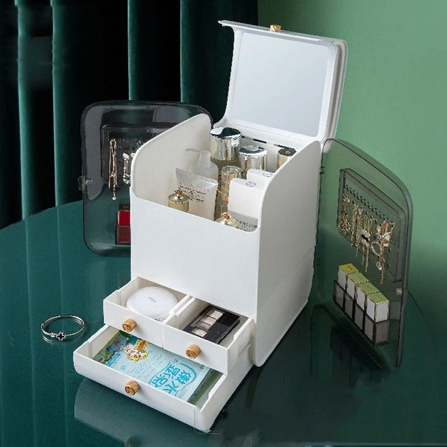 LumiGlow™ LED Makeup Vanity Organizer