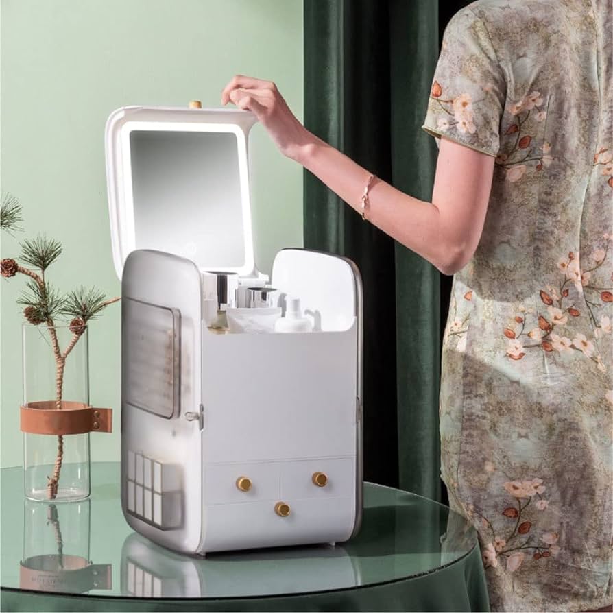LumiGlow™ LED Makeup Vanity Organizer