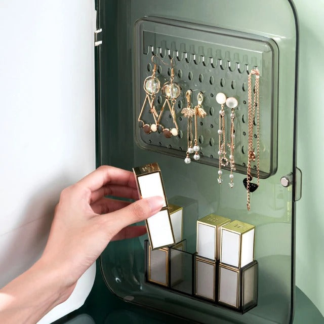 LumiGlow™ LED Makeup Vanity Organizer
