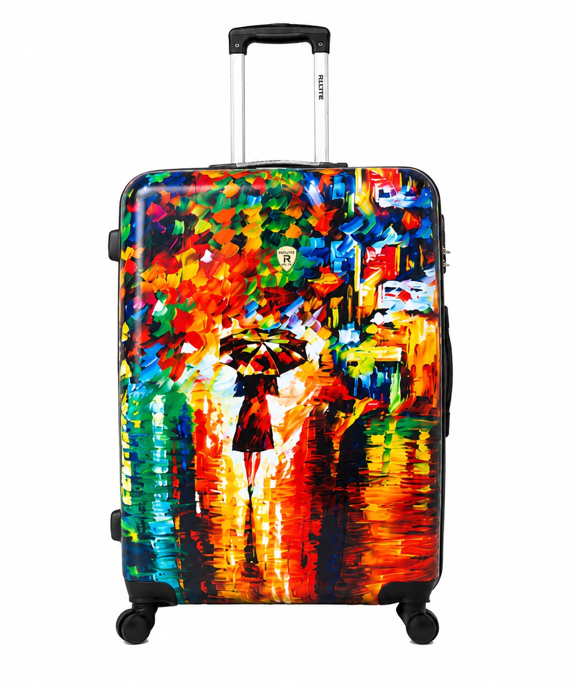 Rolite 3 Piece Printed Hard Shell Luggage Set