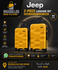 Jeep 2 Piece Hard Shell Luggage