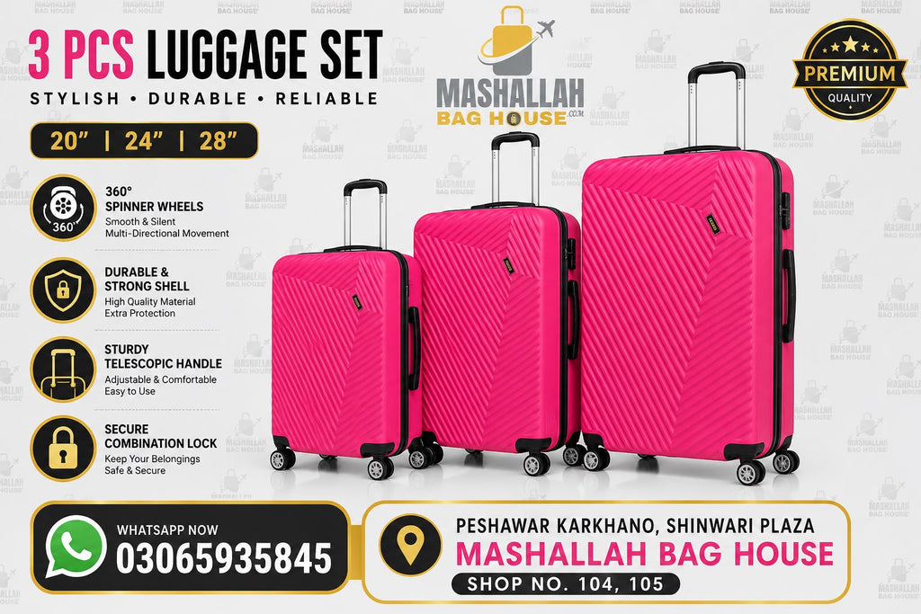 Jeep 3 PCS Hard Shell Luggage Set