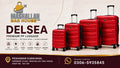 DELSEY Premium 4-Piece Unbreakable PP Luggage Set