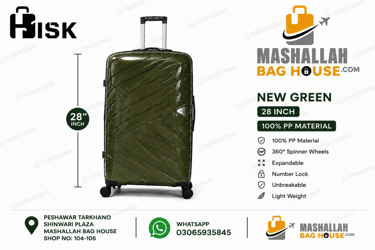 HKHSK Premium 4-Piece Luggage Set –