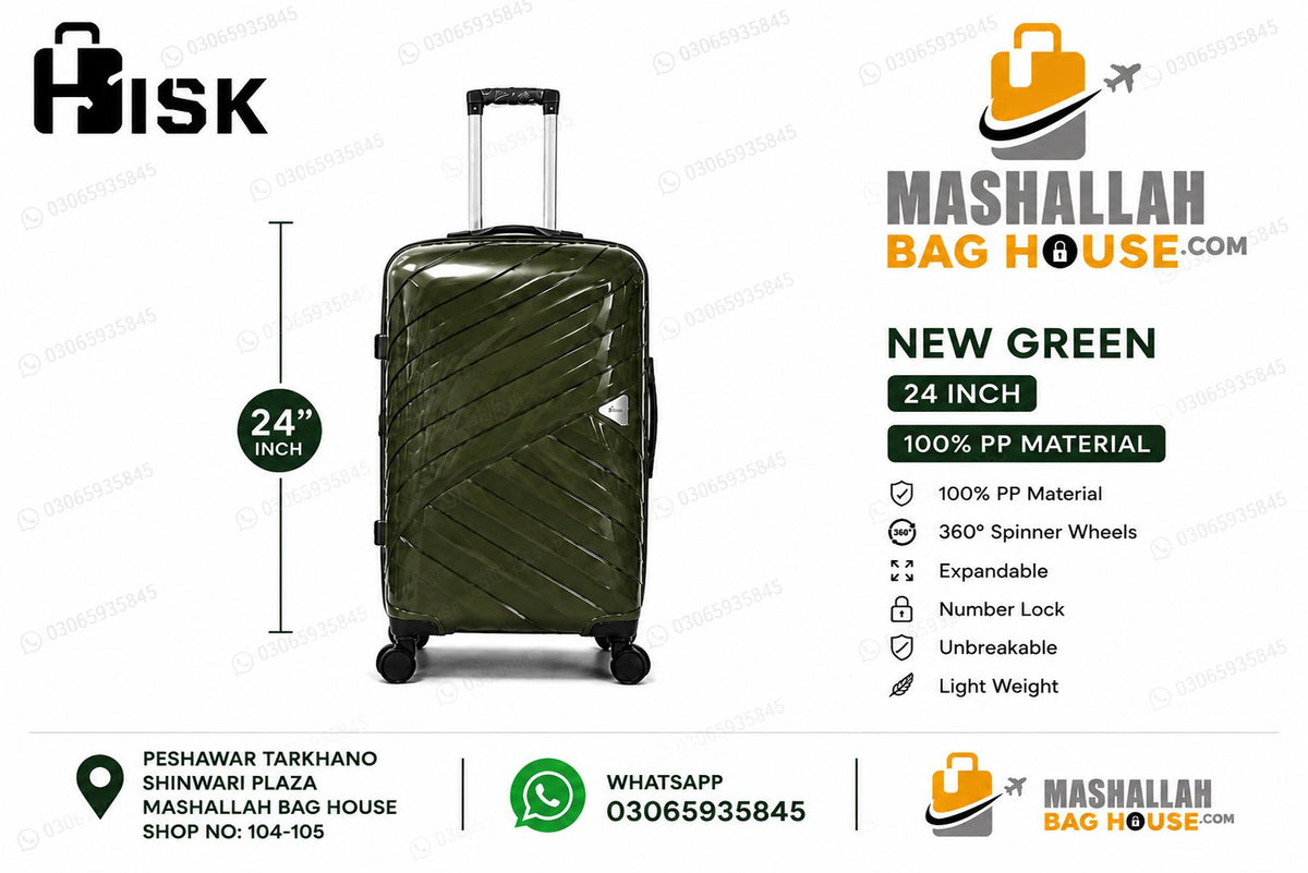HKHSK Premium 4-Piece Luggage Set –
