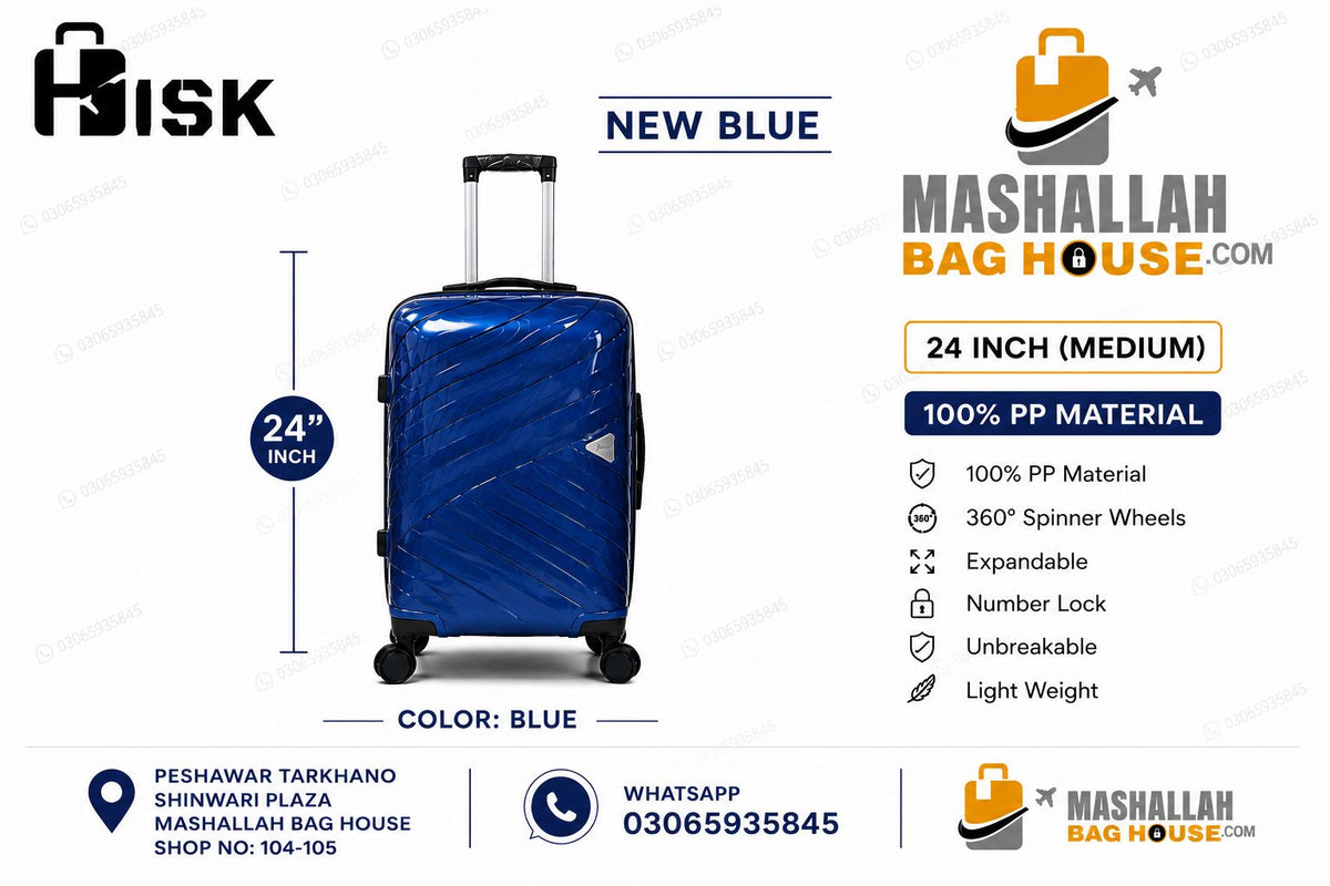 HKHSK Premium 4-Piece Luggage Set –