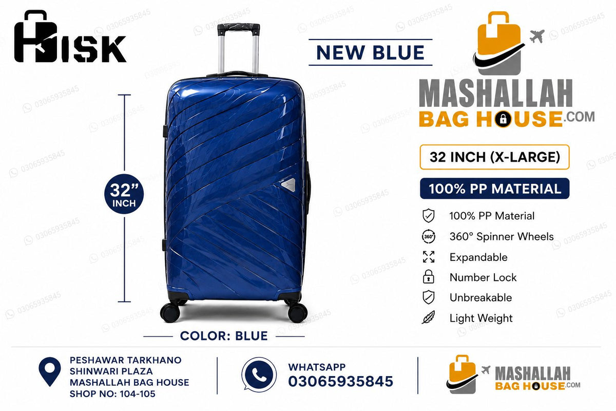 HKHSK Premium 4-Piece Luggage Set –