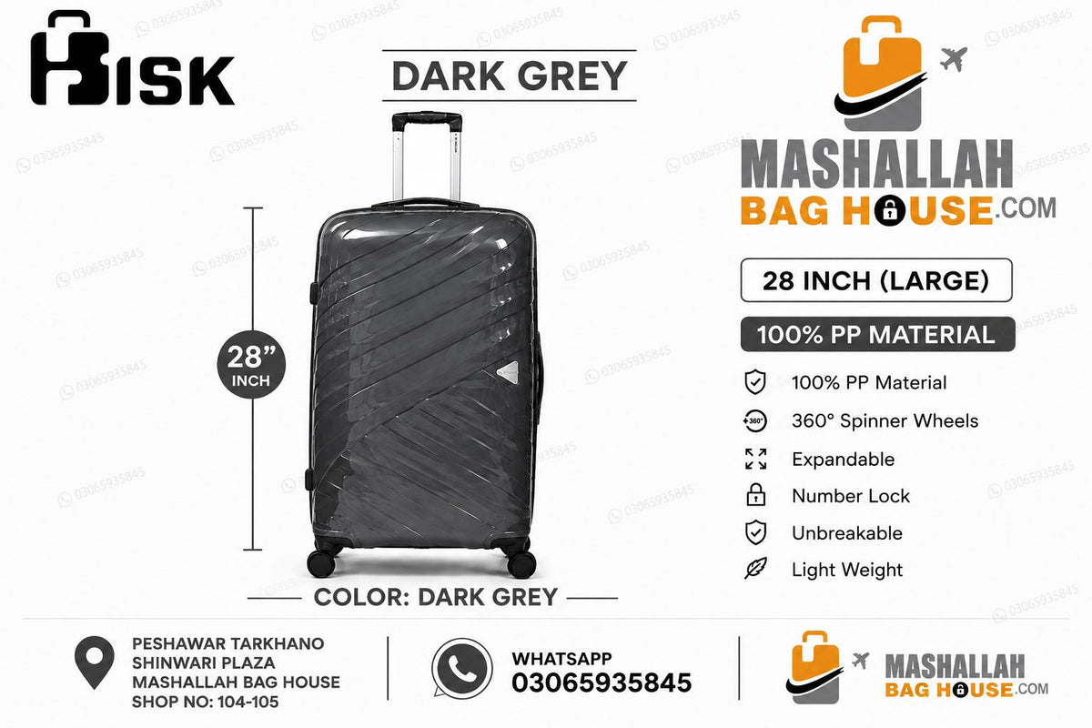 HKHSK Premium 4-Piece Luggage Set –