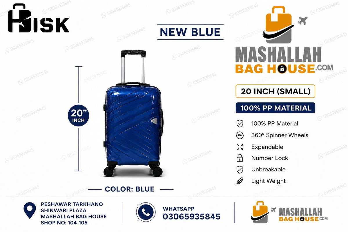 HKHSK Premium 4-Piece Luggage Set –