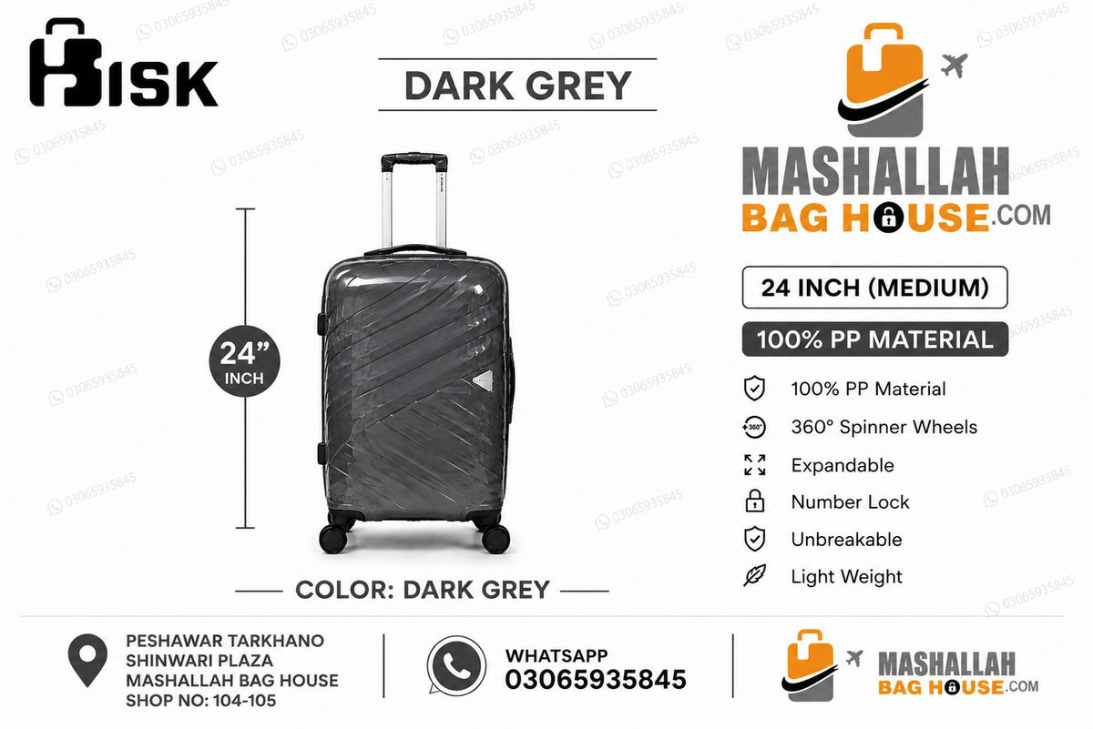 HKHSK Premium 4-Piece Luggage Set –