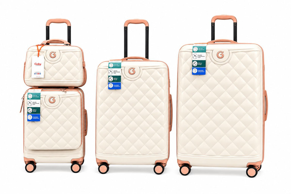 Goby Premium 4-Piece Luxury Luggage Set