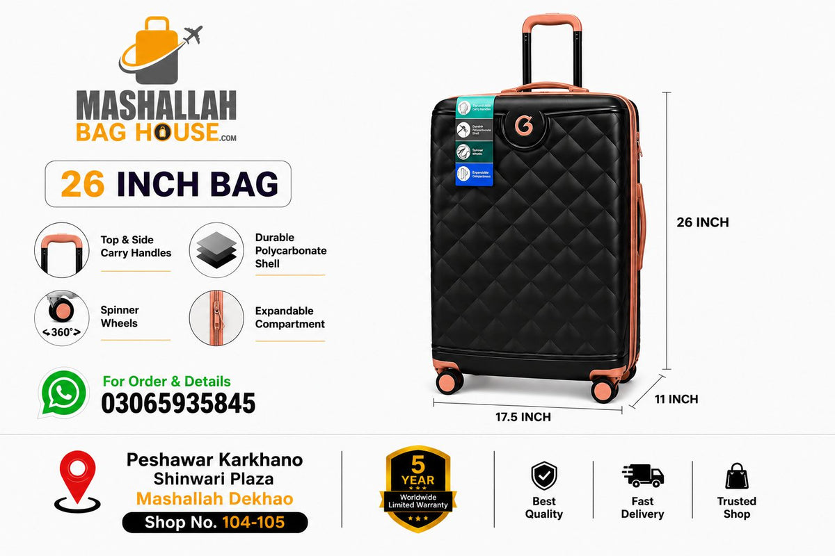 Goby Premium 4-Piece Luxury Luggage Set