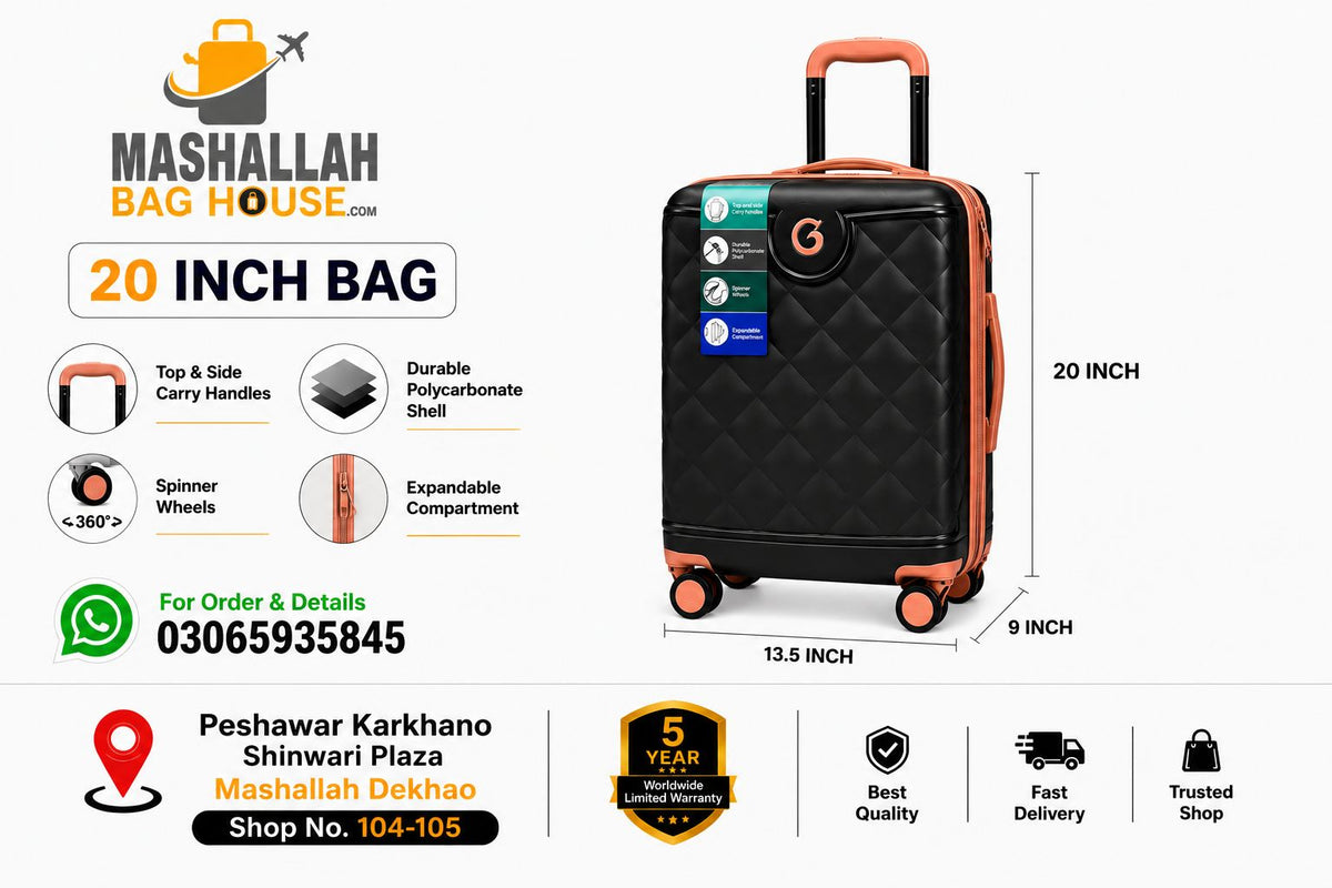 Goby Premium 4-Piece Luxury Luggage Set